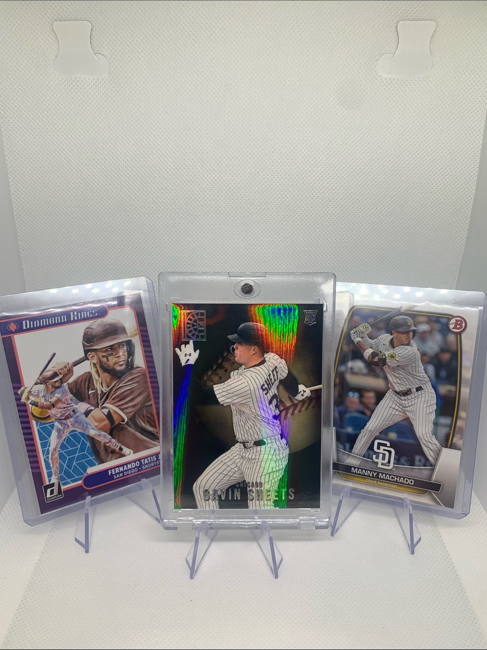 San Diego Padres Gavin Sheets Rookie Holo Fernando Tatis Manny Machado In Cases